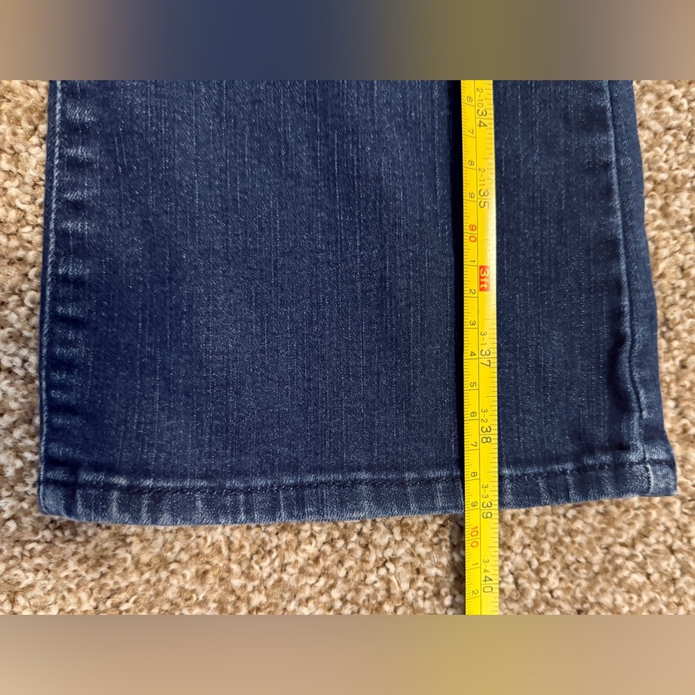 Pants Signature Levi’s Strauss size 8M 29-32 blue jeans mid rise boot cut - Picture 5 of 14